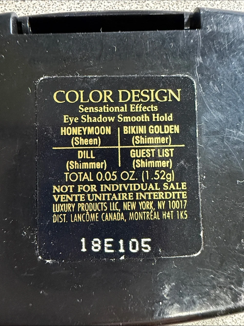Lancôme Neutral Four-Shade Eyeshadow Palette - Warm Taupe Set 18E105 (M1)